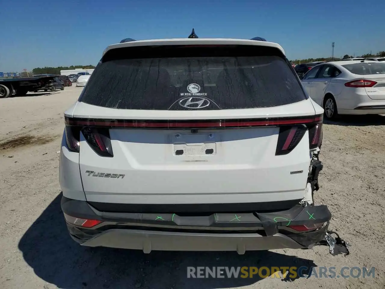 6 Фотография поврежденного автомобиля 5NMJECAE2PH249024 HYUNDAI TUCSON 2023