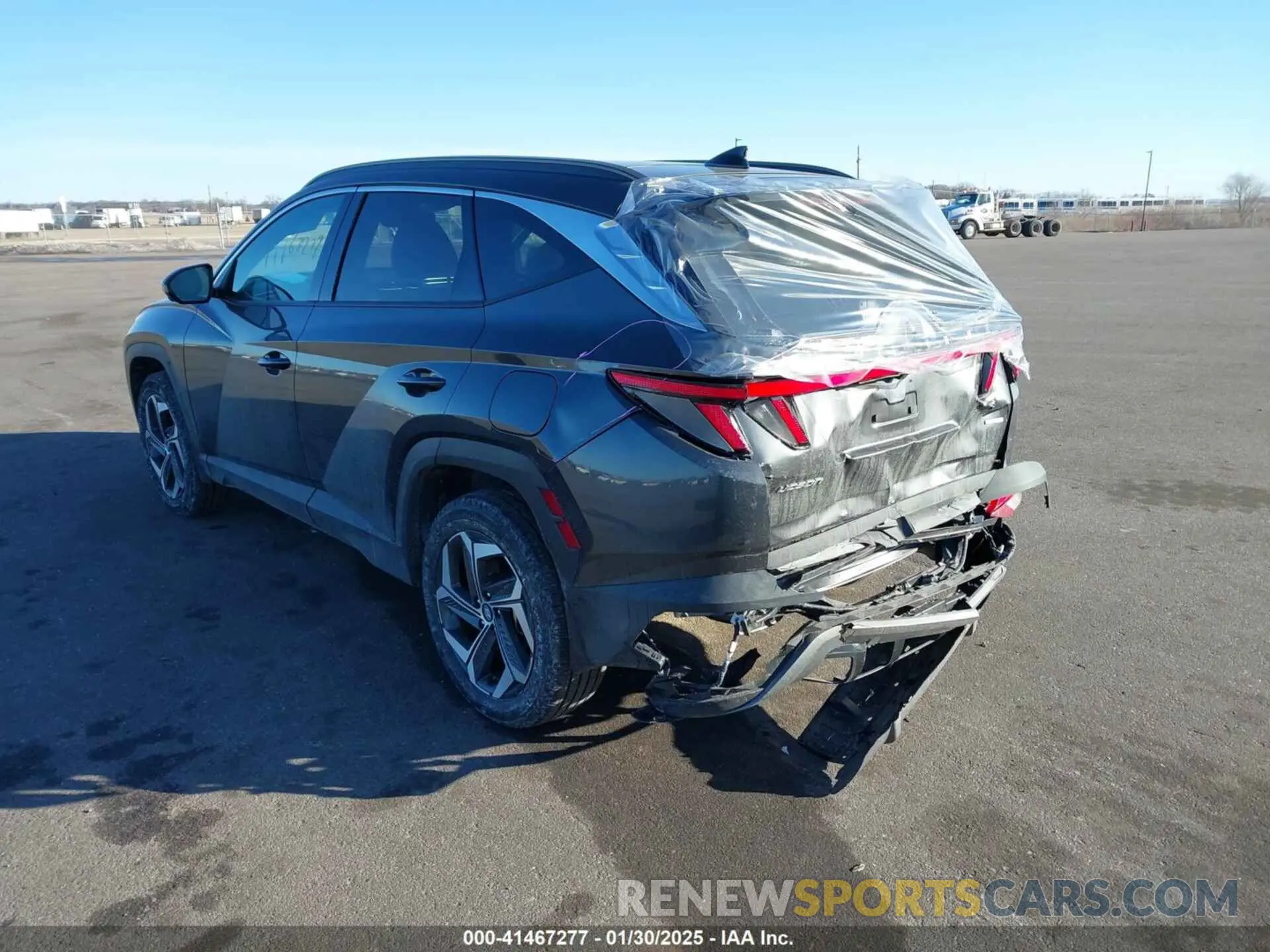 3 Фотография поврежденного автомобиля 5NMJECAE5PH192057 HYUNDAI TUCSON 2023