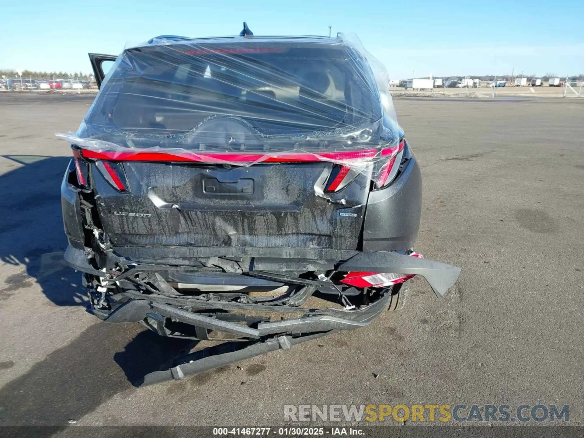6 Фотография поврежденного автомобиля 5NMJECAE5PH192057 HYUNDAI TUCSON 2023
