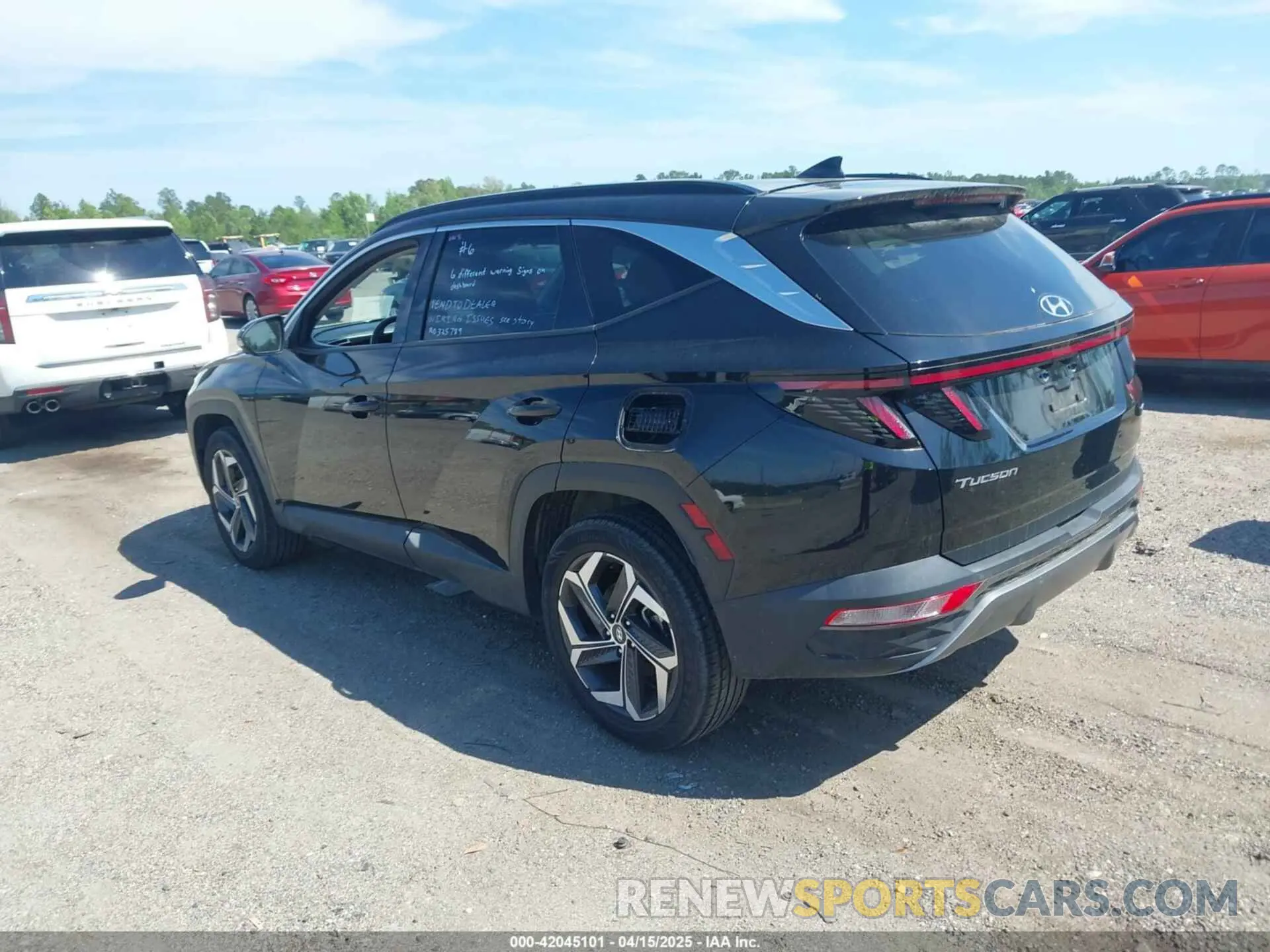 3 Фотография поврежденного автомобиля 5NMJECAE6PH190088 HYUNDAI TUCSON 2023