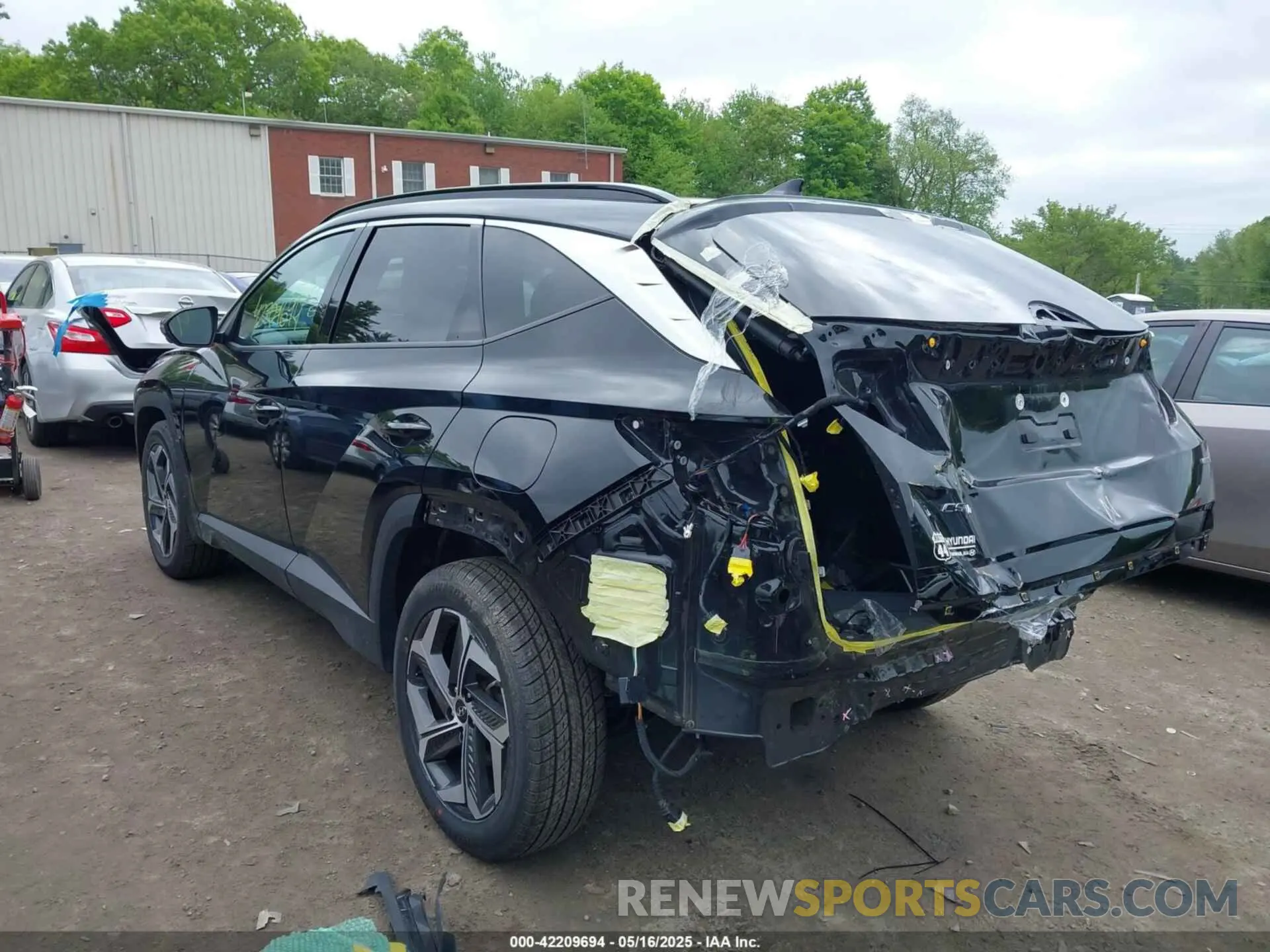 3 Фотография поврежденного автомобиля 5NMJECAE7PH165362 HYUNDAI TUCSON 2023