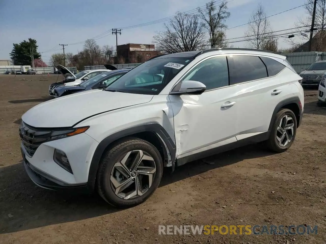 1 Photograph of a damaged car 5NMJECAE8PH247472 HYUNDAI TUCSON 2023