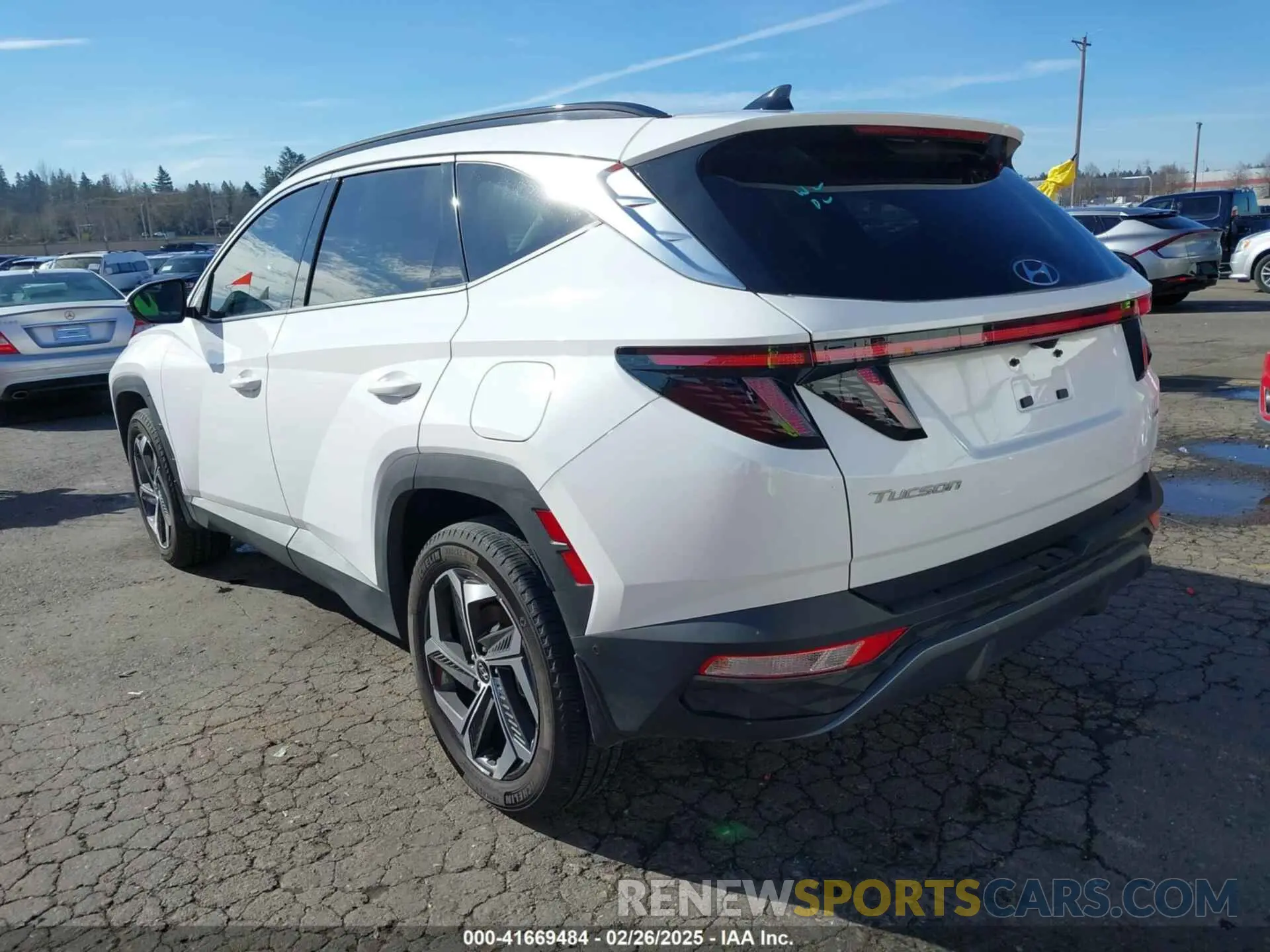 3 Фотография поврежденного автомобиля 5NMJECAE8PH267639 HYUNDAI TUCSON 2023