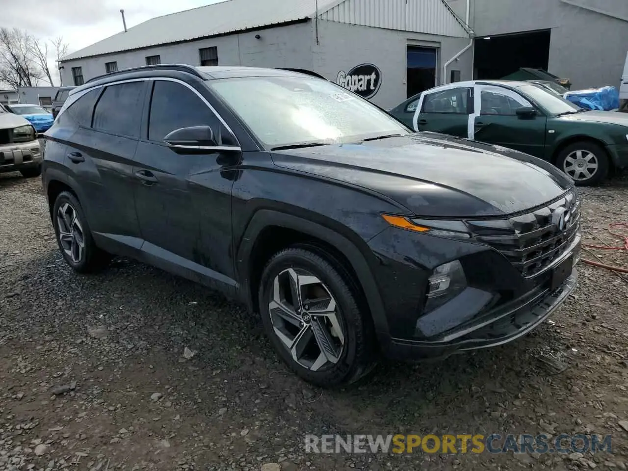 4 Photograph of a damaged car 5NMJECAE9PH251739 HYUNDAI TUCSON 2023