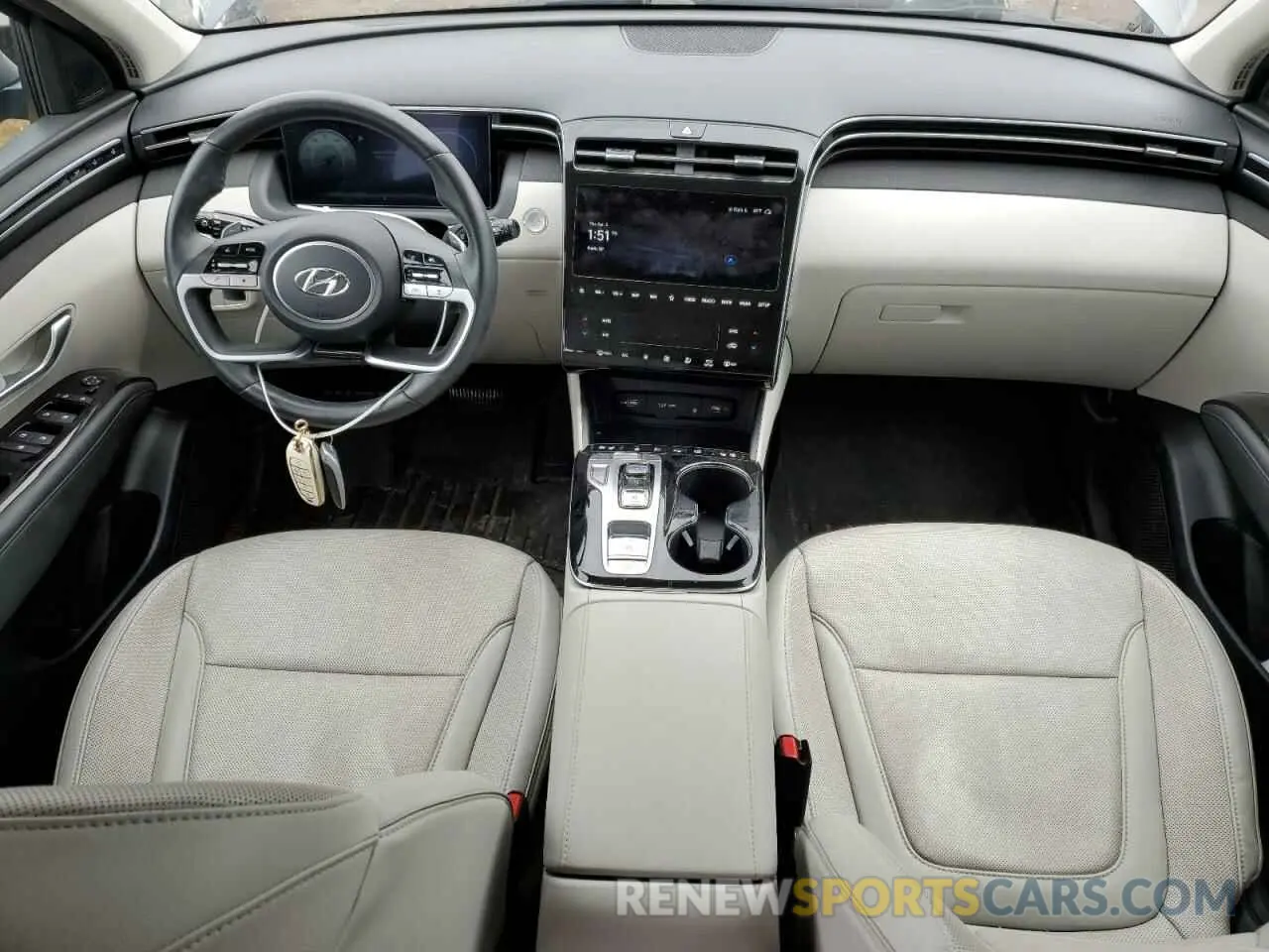 8 Фотография поврежденного автомобиля 5NMJECAEXPH212545 HYUNDAI TUCSON 2023