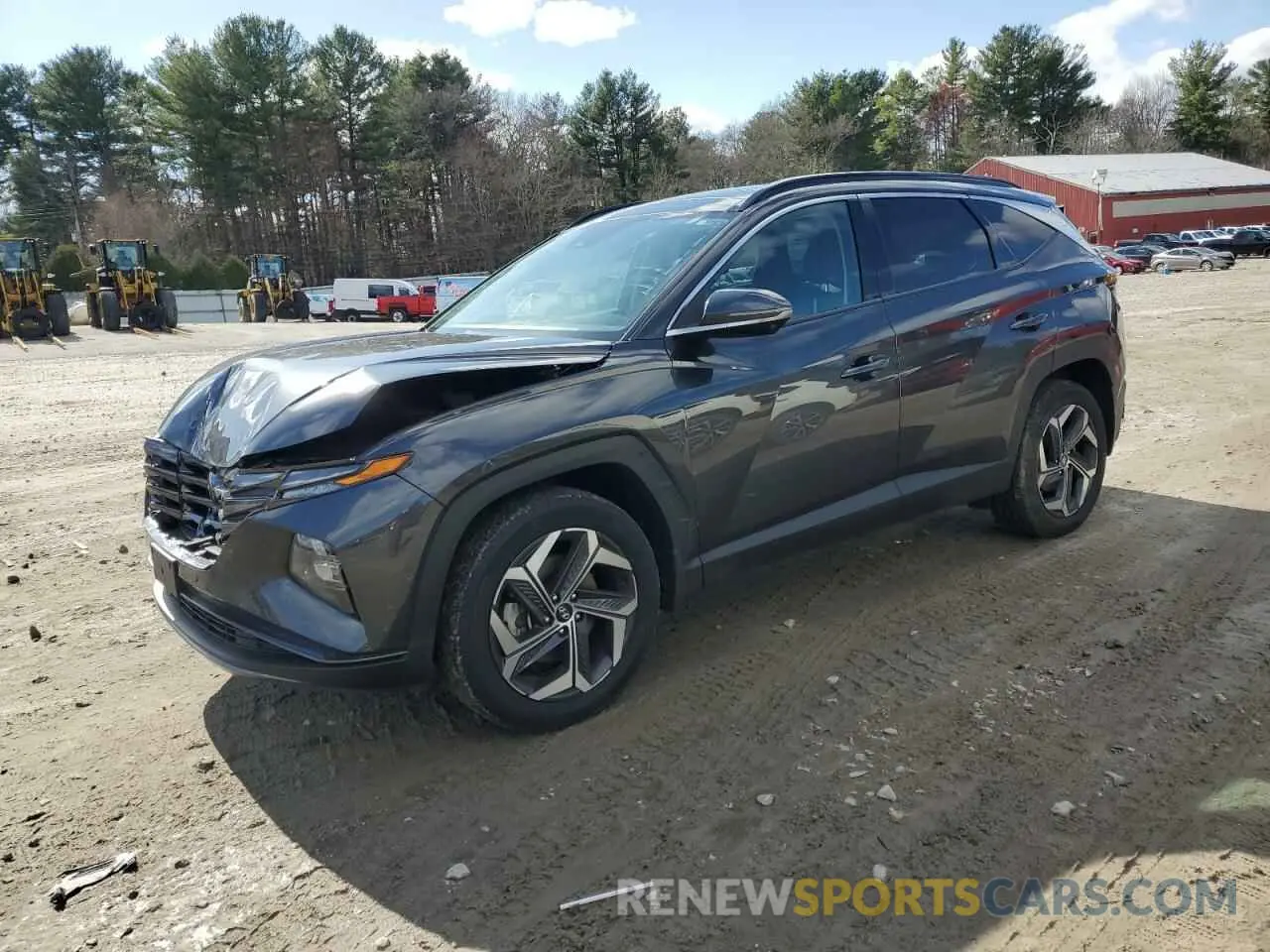 1 Photograph of a damaged car 5NMJECAEXPH218832 HYUNDAI TUCSON 2023