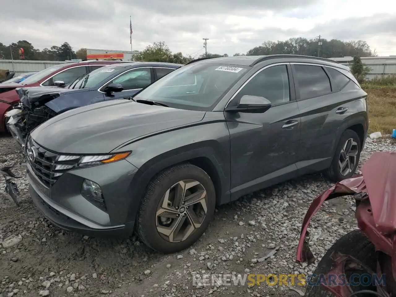 1 Фотография поврежденного автомобиля 5NMJF3AE1PH277880 HYUNDAI TUCSON 2023