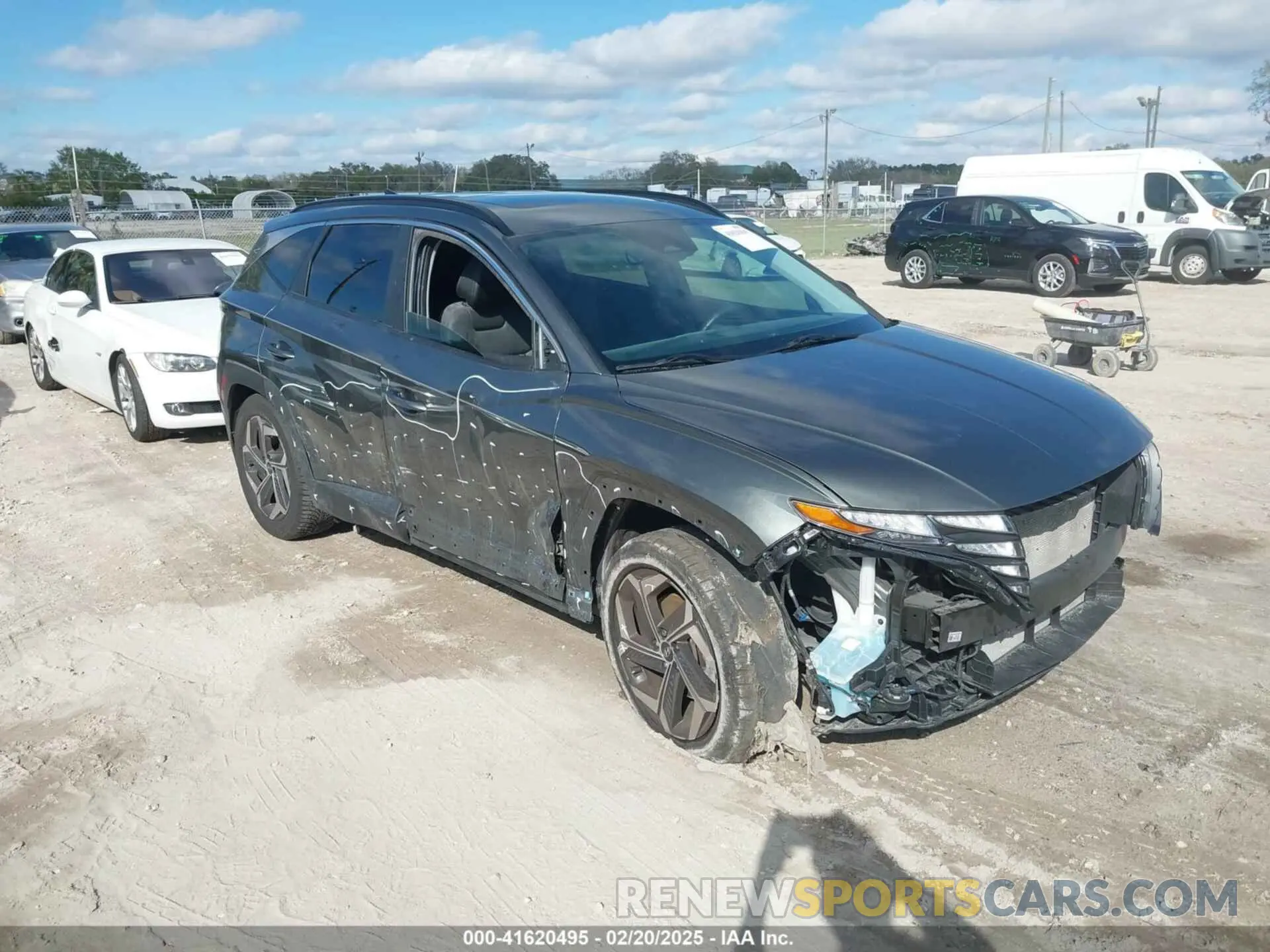 1 Photograph of a damaged car 5NMJF3AE3PH280019 HYUNDAI TUCSON 2023