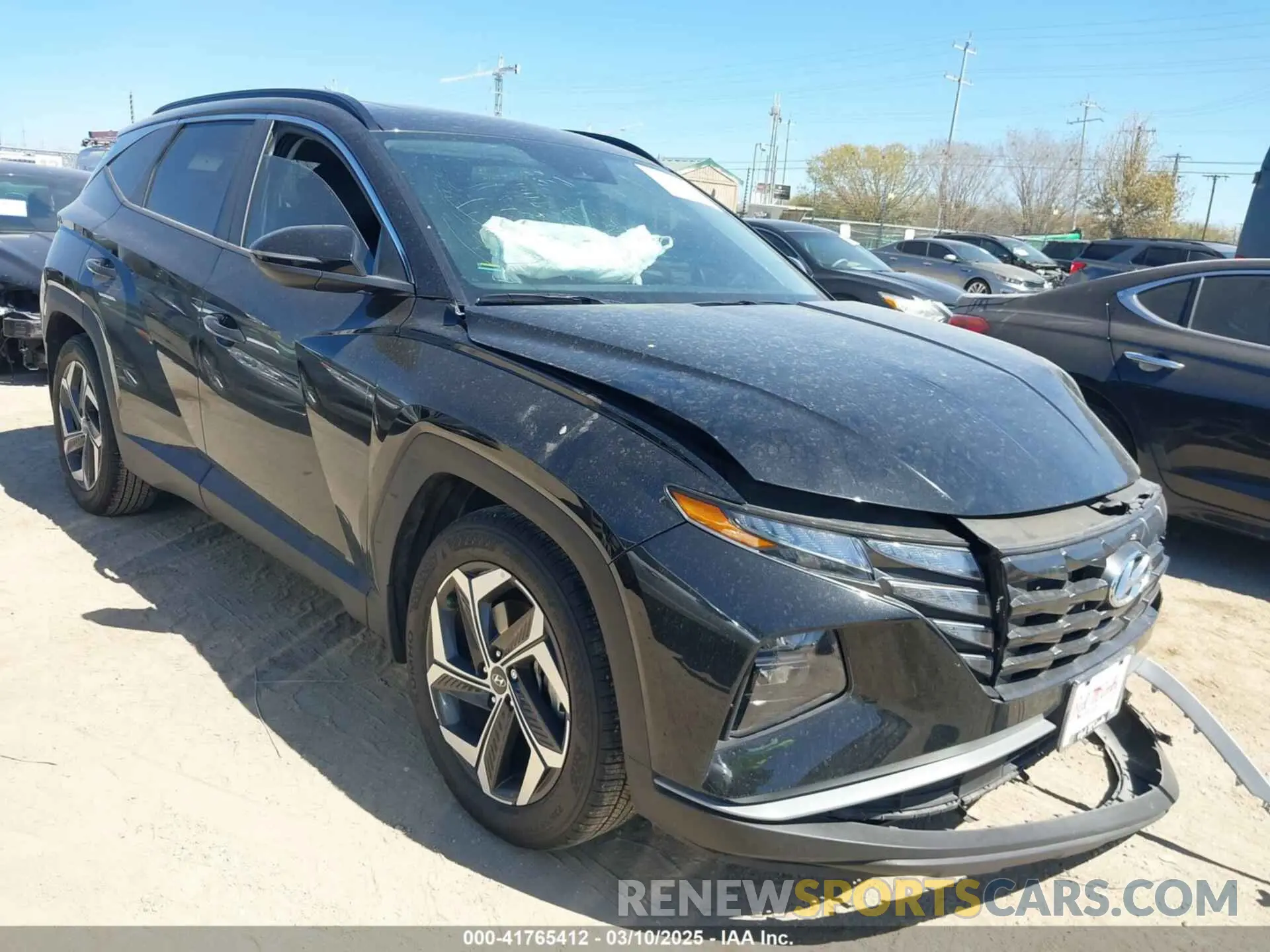 1 Photograph of a damaged car 5NMJF3AE5PH237043 HYUNDAI TUCSON 2023