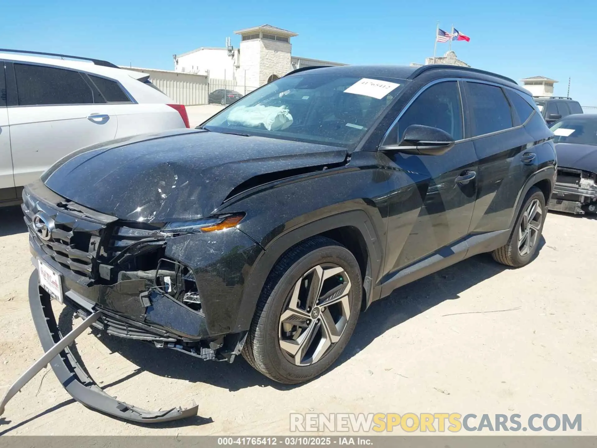 2 Photograph of a damaged car 5NMJF3AE5PH237043 HYUNDAI TUCSON 2023