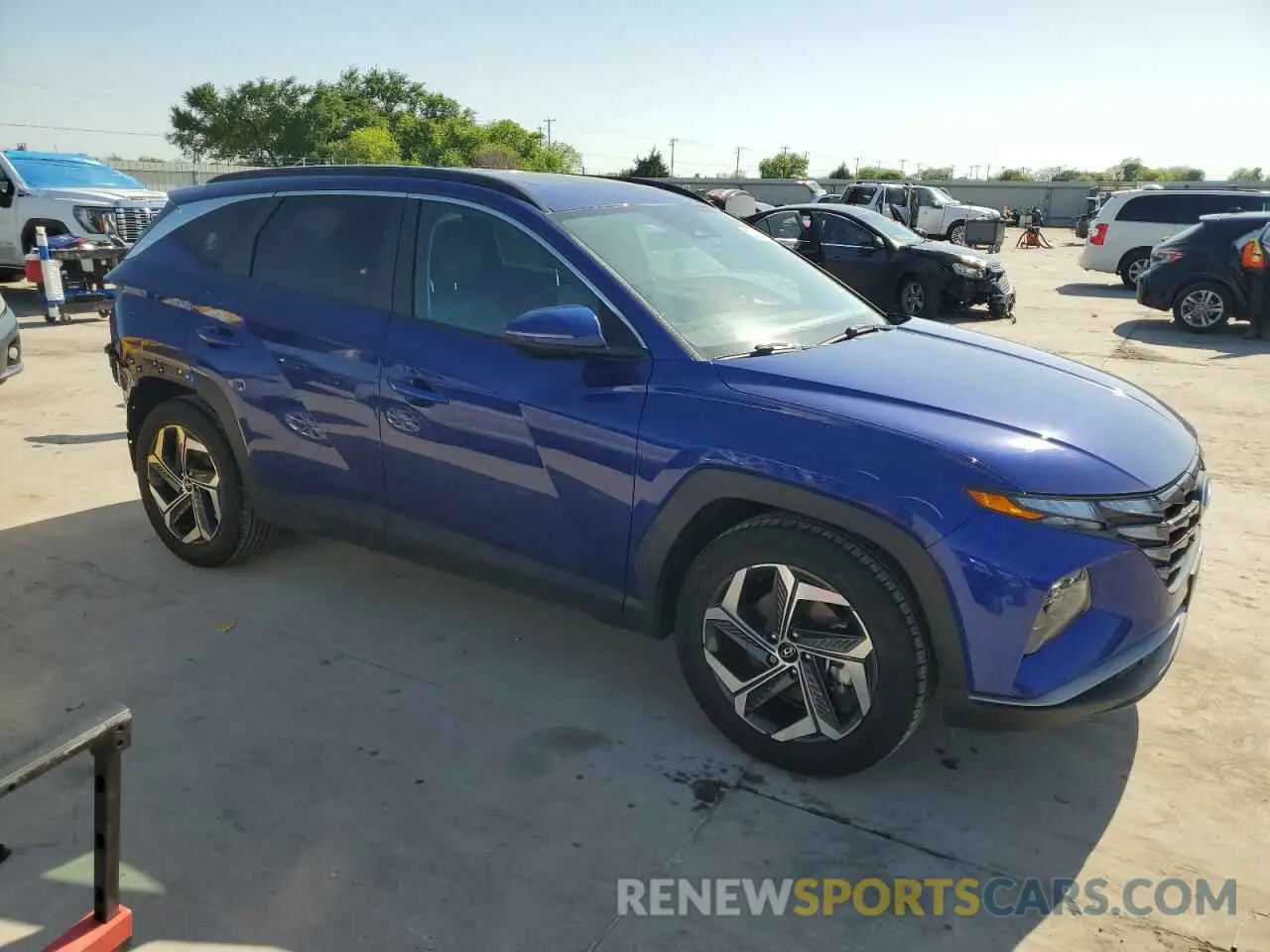 4 Фотография поврежденного автомобиля 5NMJF3AEXPH175574 HYUNDAI TUCSON 2023