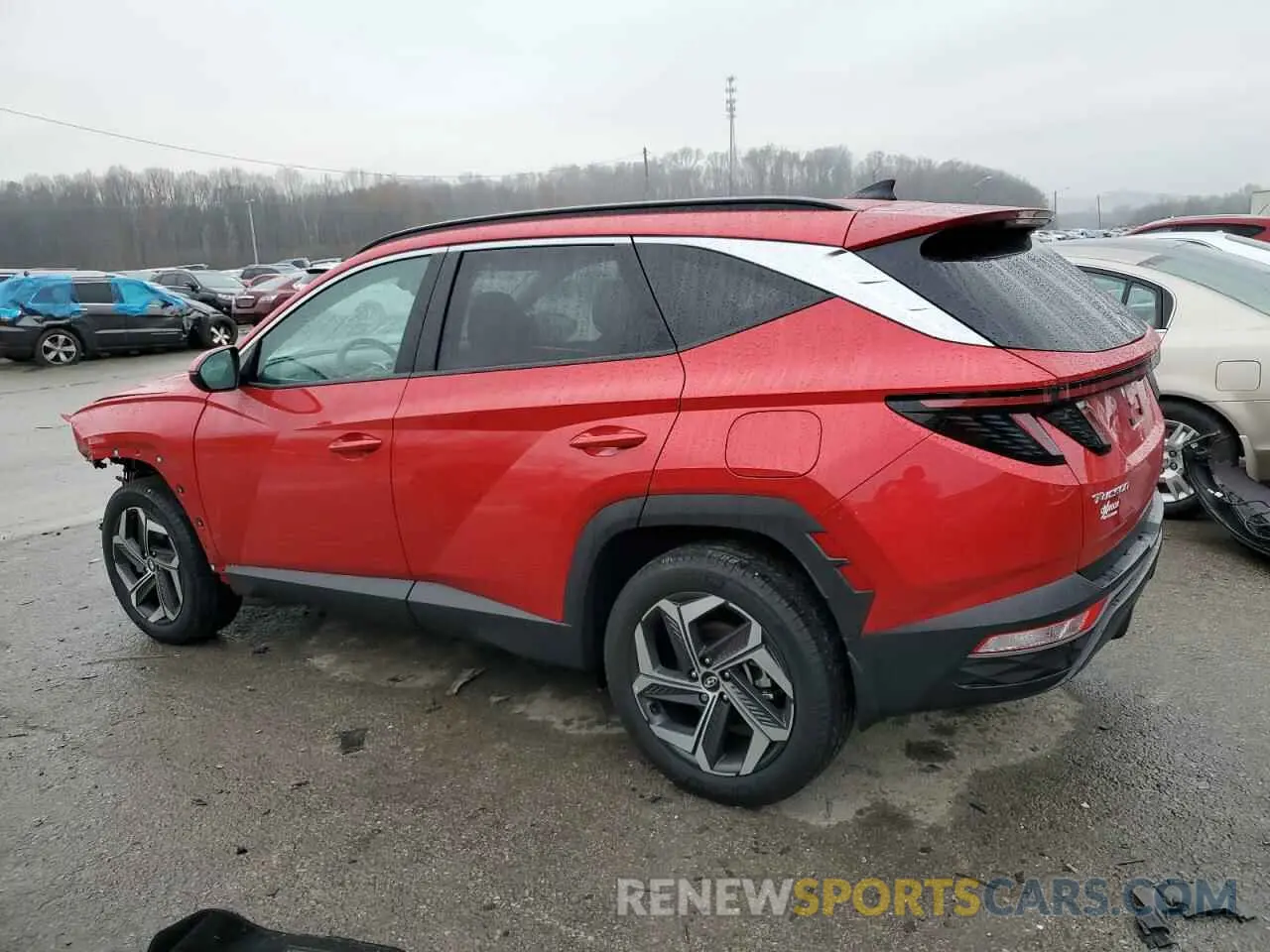 2 Фотография поврежденного автомобиля 5NMJFCAE2PH256990 HYUNDAI TUCSON 2023