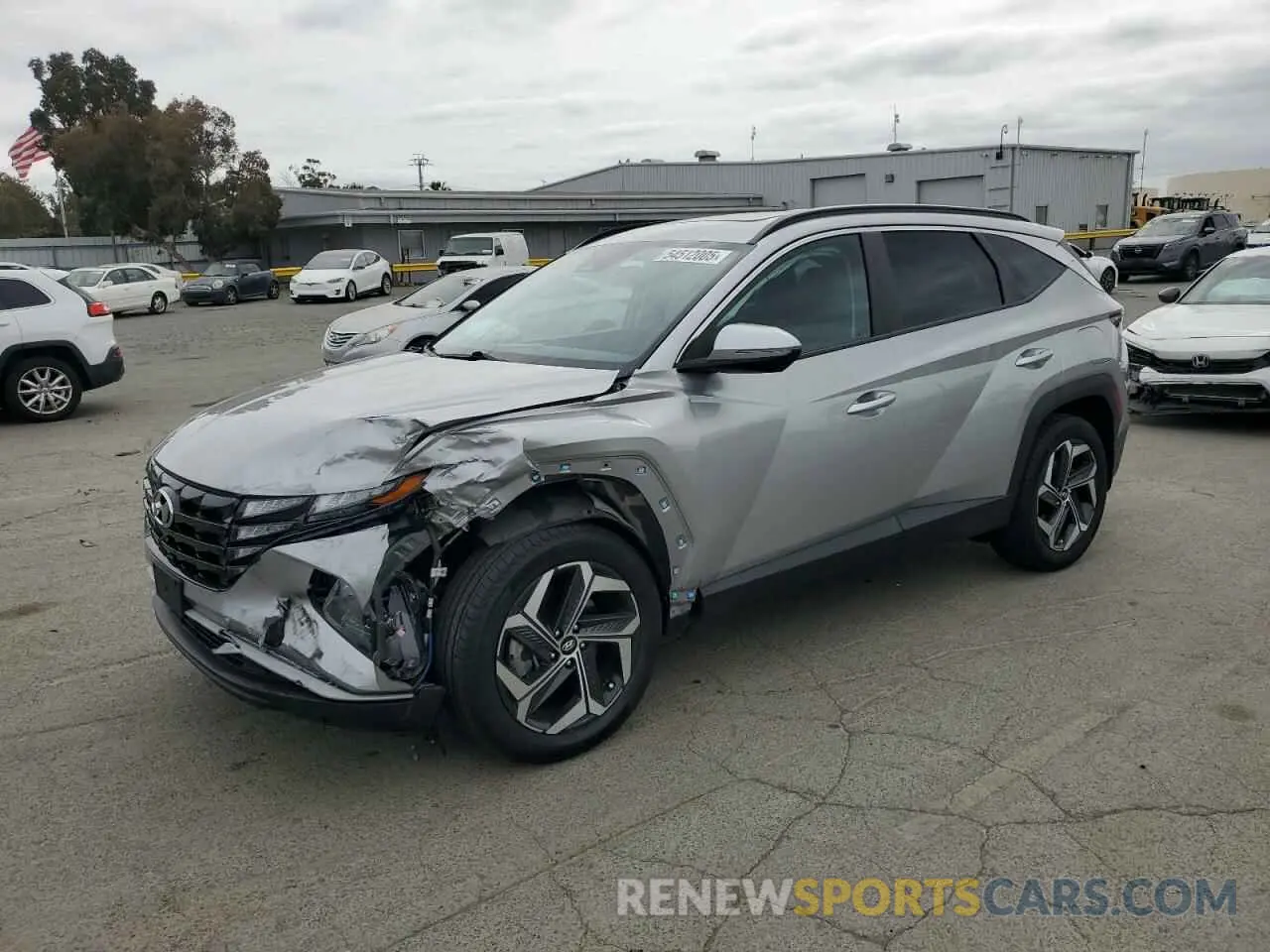 1 Фотография поврежденного автомобиля 5NMJFCAE2PH269898 HYUNDAI TUCSON 2023