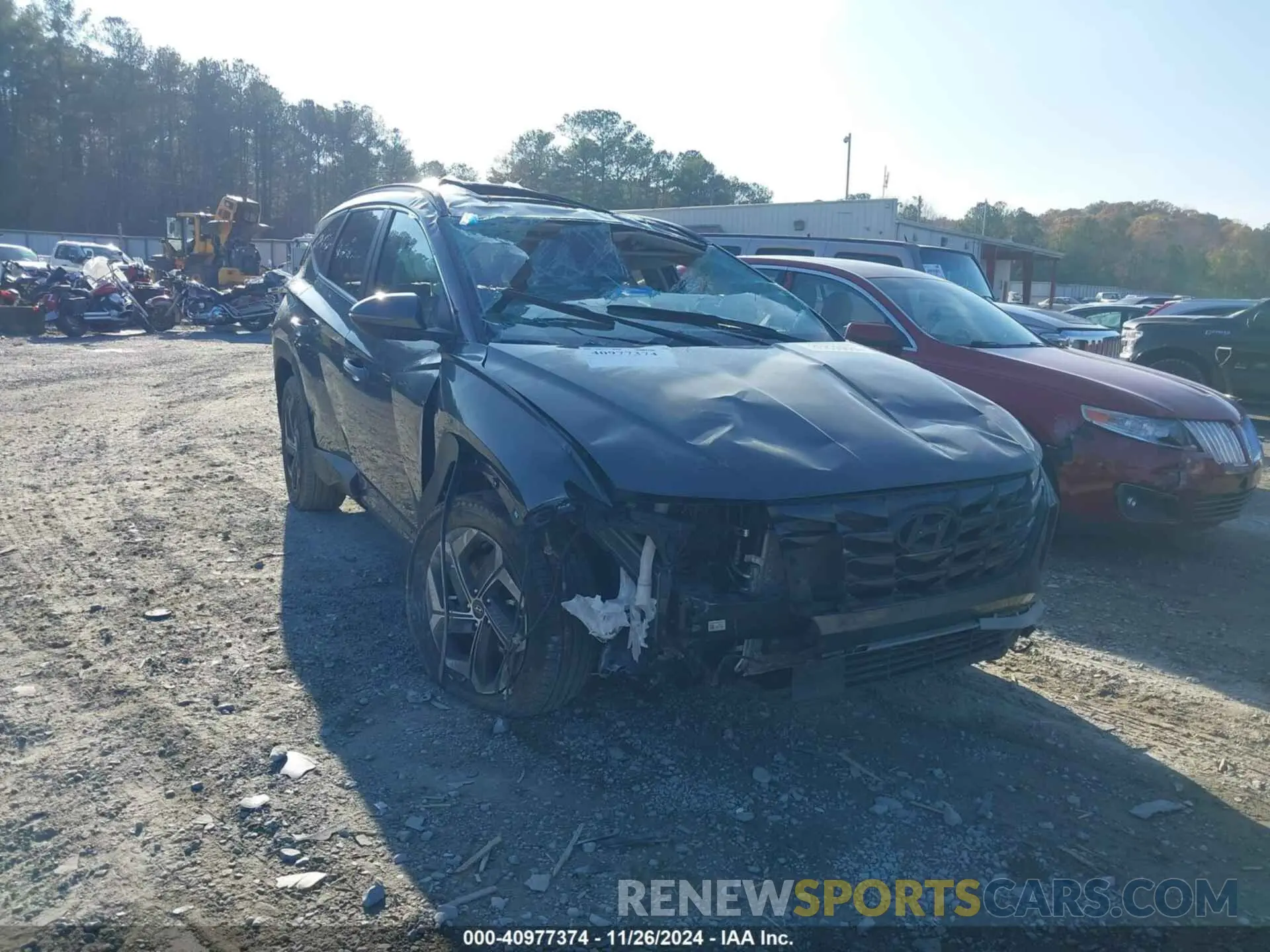 1 Photograph of a damaged car 5NMJFCAE9PH212095 HYUNDAI TUCSON 2023