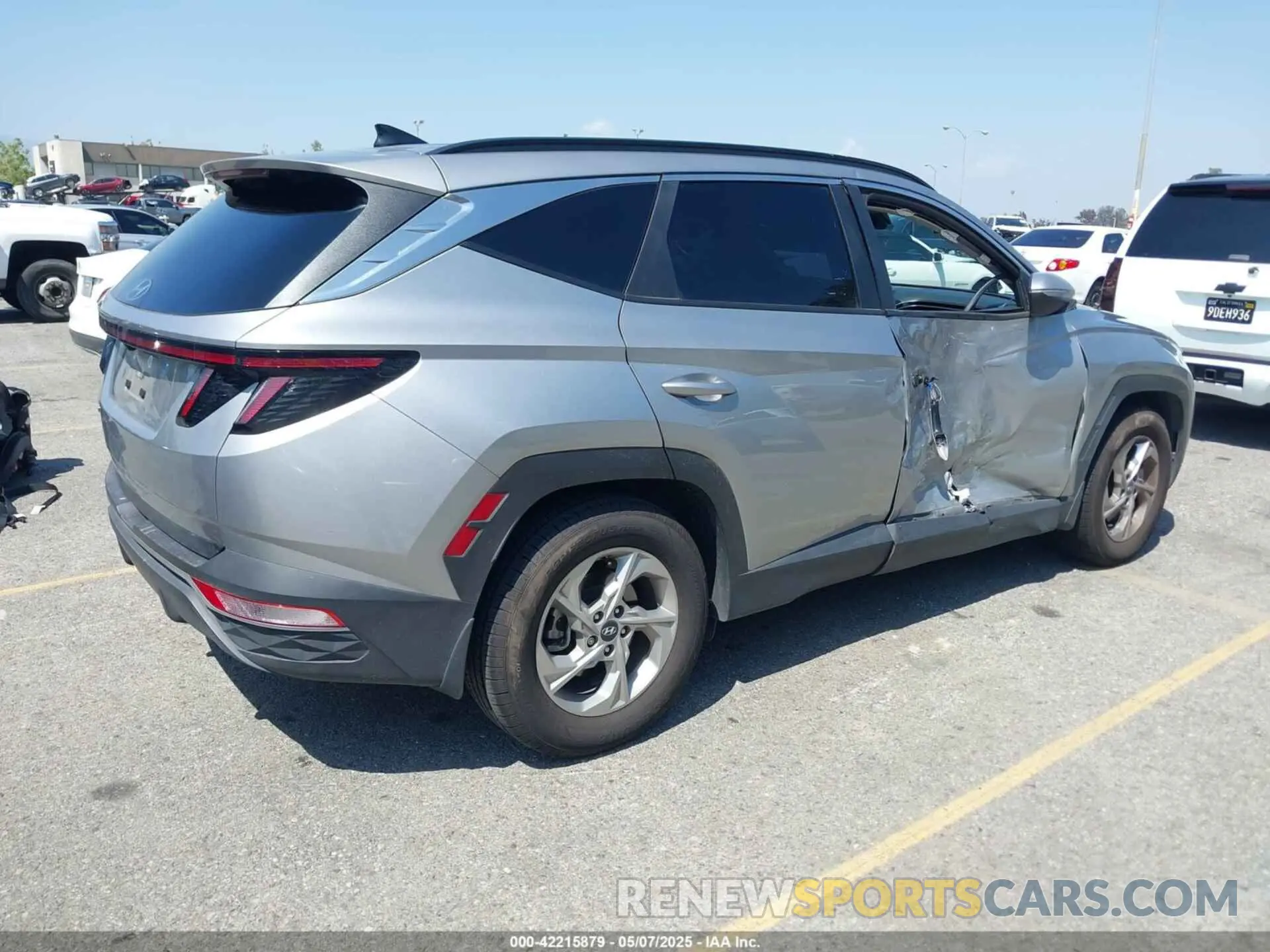 4 Фотография поврежденного автомобиля KM8JB3AE0PU225575 HYUNDAI TUCSON 2023
