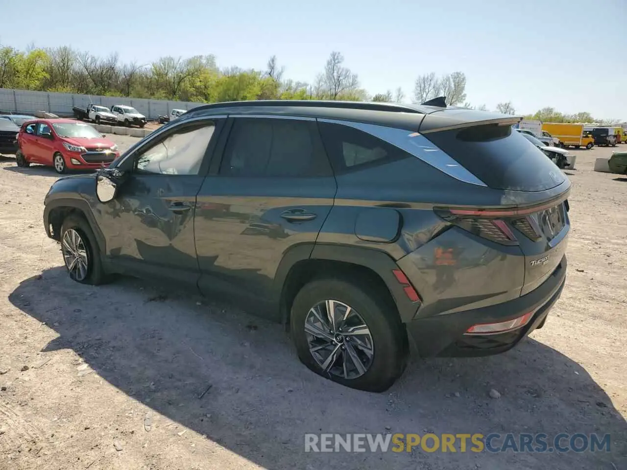 2 Фотография поврежденного автомобиля KM8JBCA16PU113621 HYUNDAI TUCSON 2023