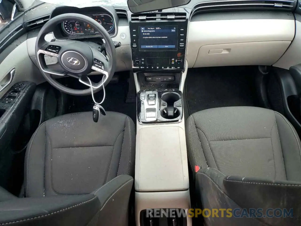 8 Фотография поврежденного автомобиля KM8JBCA16PU113621 HYUNDAI TUCSON 2023