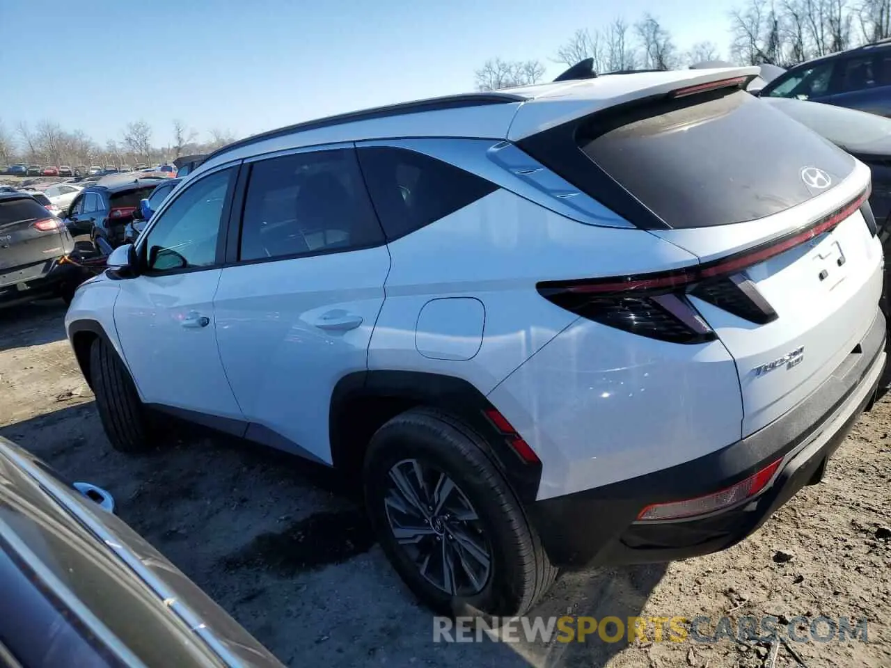 2 Фотография поврежденного автомобиля KM8JBCA19PU114522 HYUNDAI TUCSON 2023