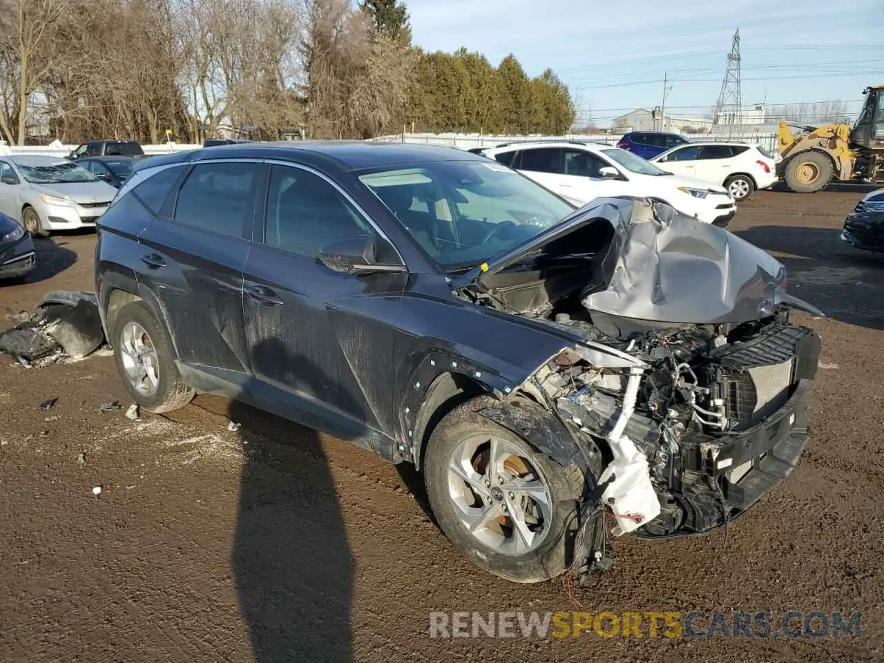 4 Photograph of a damaged car KM8JBCAE2PU210124 HYUNDAI TUCSON 2023
