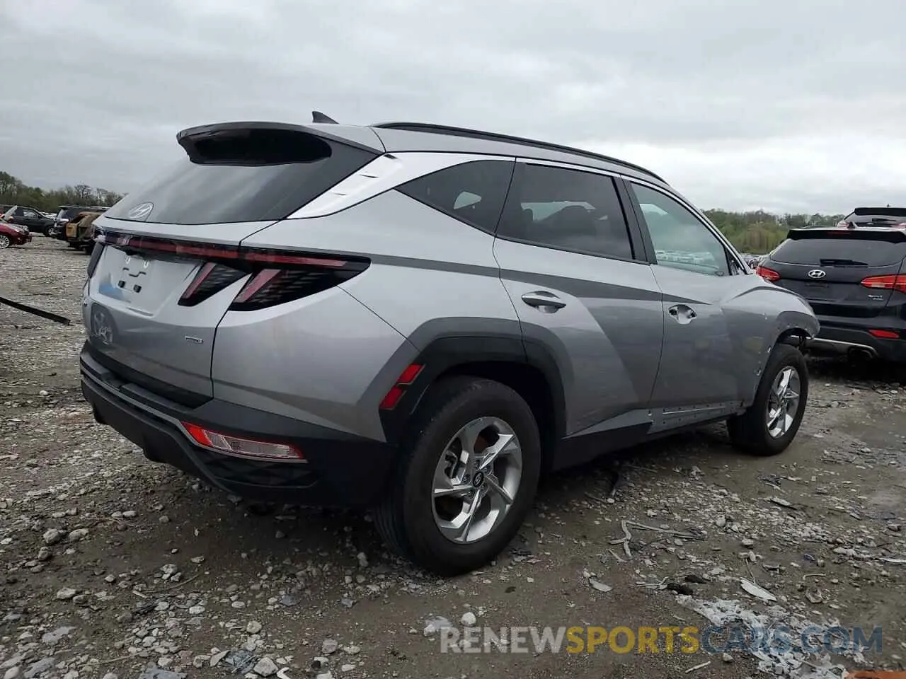 3 Фотография поврежденного автомобиля KM8JBCAE4PU248549 HYUNDAI TUCSON 2023