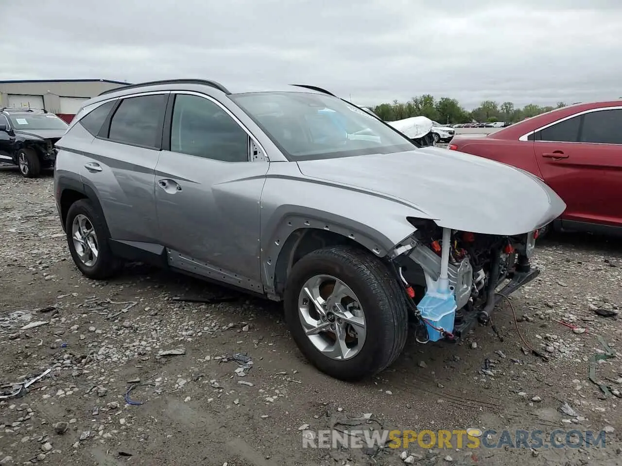 4 Фотография поврежденного автомобиля KM8JBCAE4PU248549 HYUNDAI TUCSON 2023