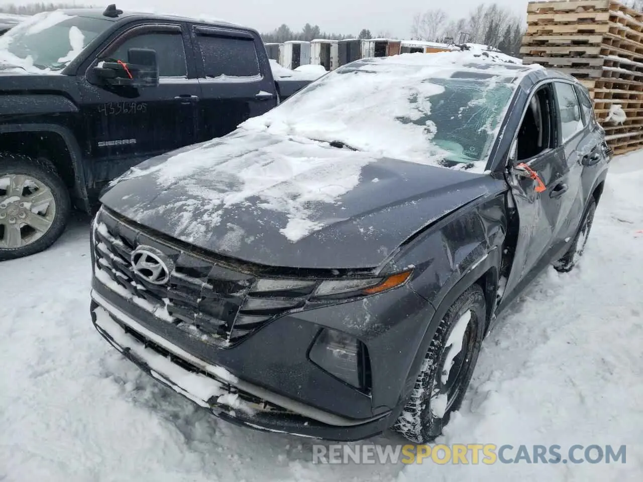 1 Фотография поврежденного автомобиля KM8JBCAE8PU185987 HYUNDAI TUCSON 2023