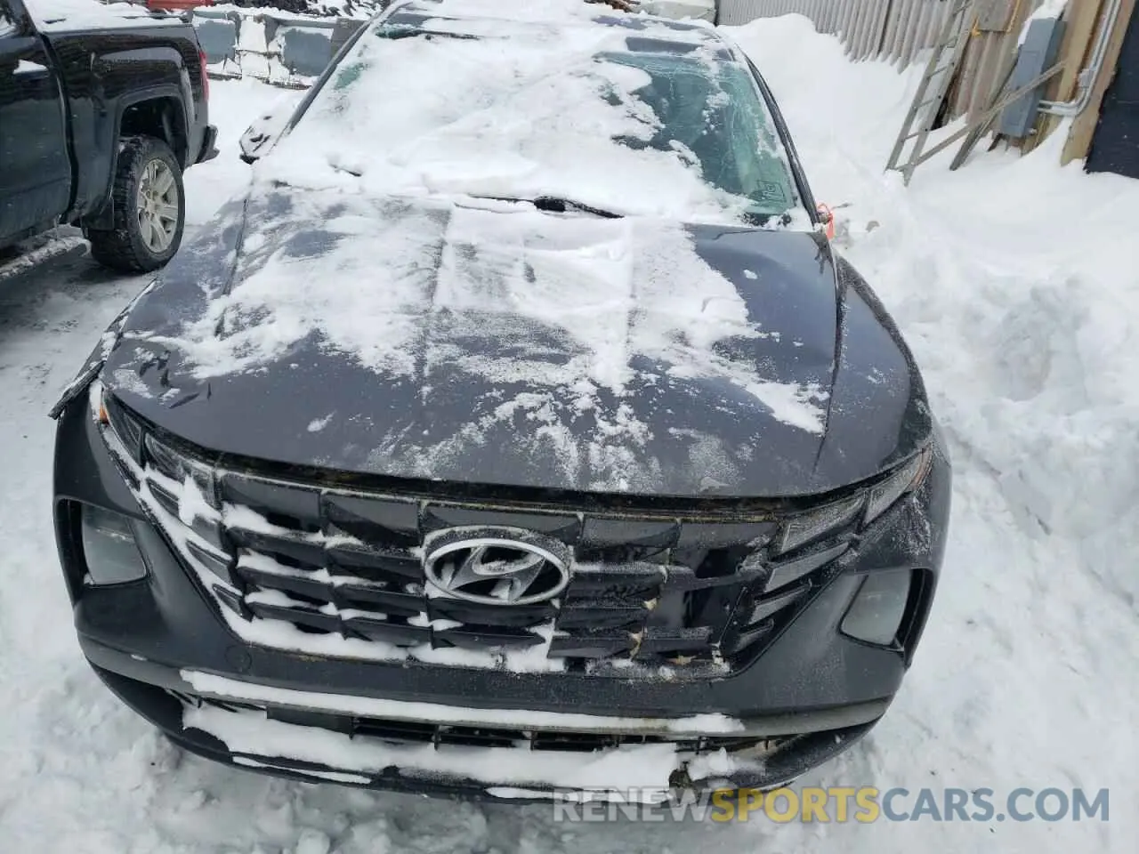 5 Фотография поврежденного автомобиля KM8JBCAE8PU185987 HYUNDAI TUCSON 2023