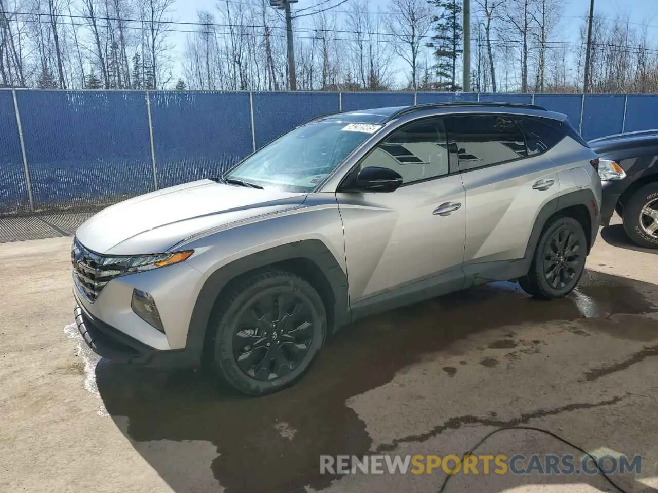 1 Photograph of a damaged car KM8JCCAE5PU260836 HYUNDAI TUCSON 2023