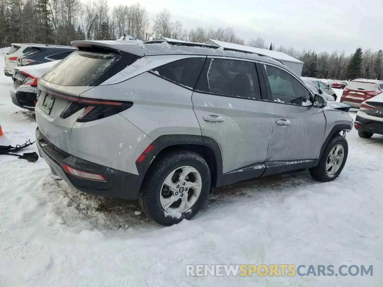 3 Photograph of a damaged car KM8JCCAE7PU255900 HYUNDAI TUCSON 2023