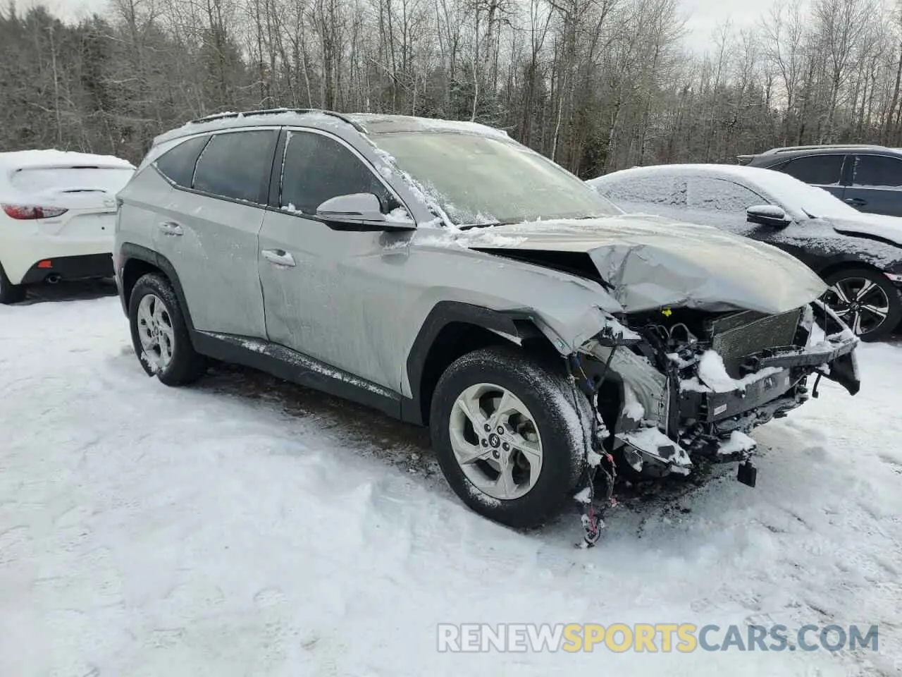4 Photograph of a damaged car KM8JCCAE7PU255900 HYUNDAI TUCSON 2023