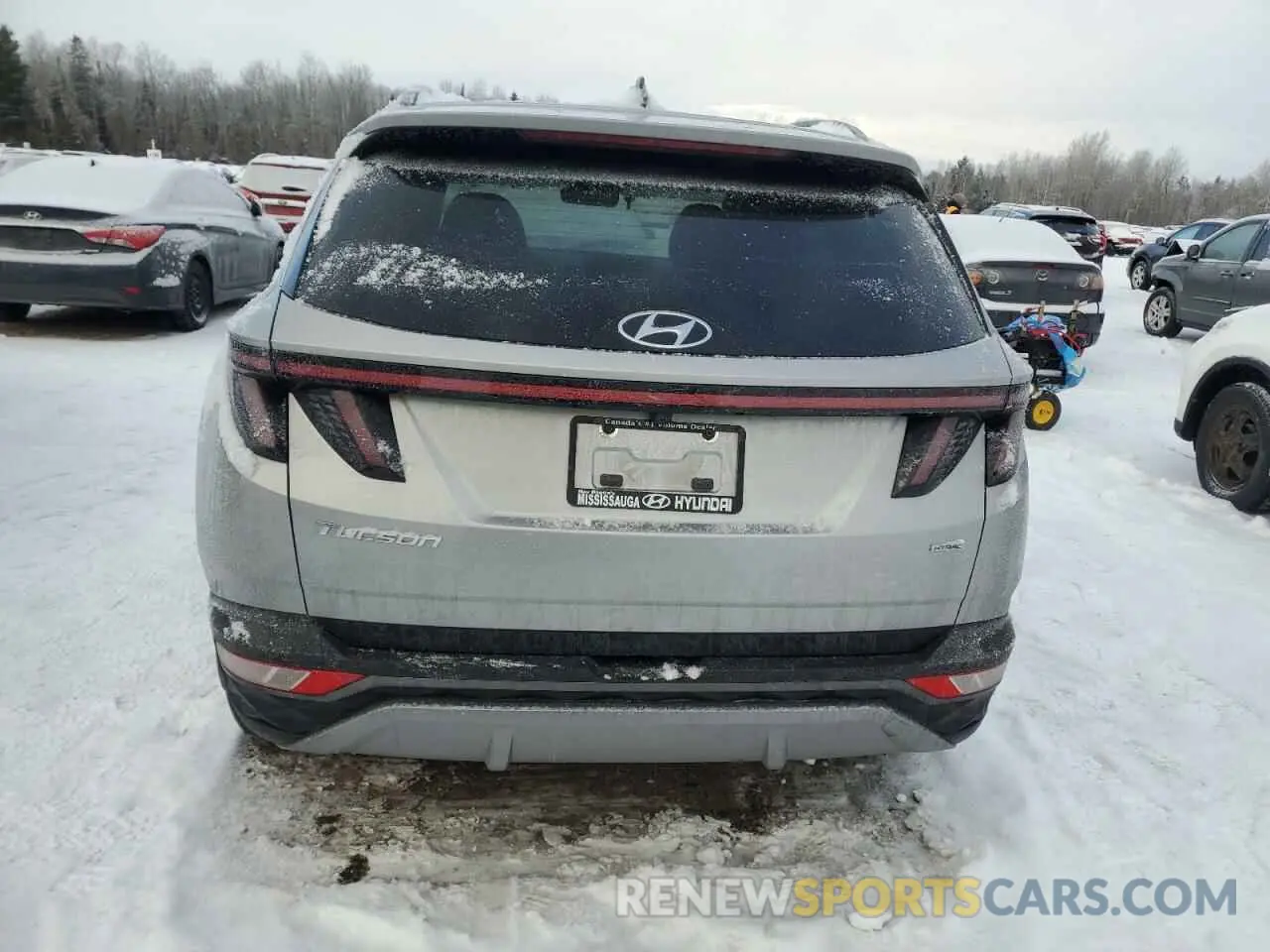 6 Photograph of a damaged car KM8JCCAE7PU255900 HYUNDAI TUCSON 2023