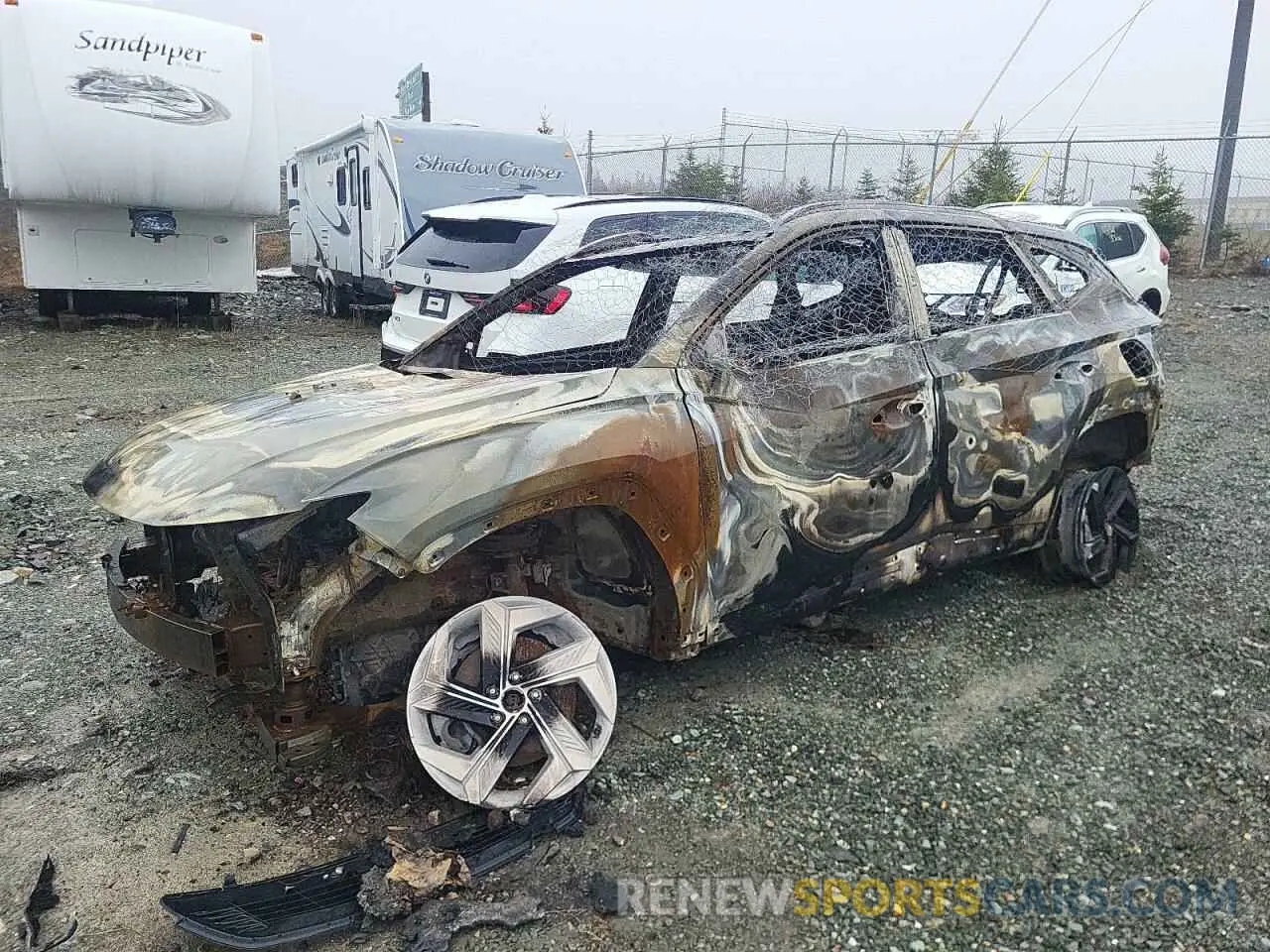 1 Photograph of a damaged car KM8JDDA24PU113111 HYUNDAI TUCSON 2023