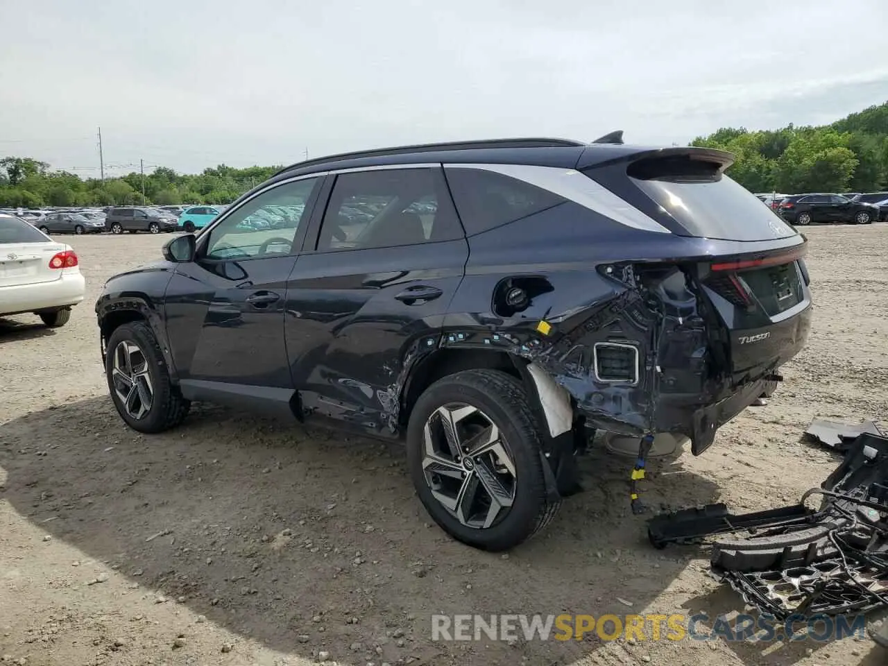 2 Photograph of a damaged car KM8JECA12PU111453 HYUNDAI TUCSON 2023