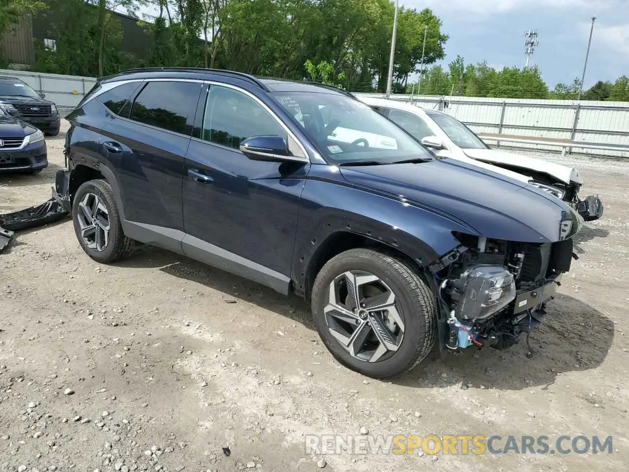 4 Photograph of a damaged car KM8JECA12PU111453 HYUNDAI TUCSON 2023