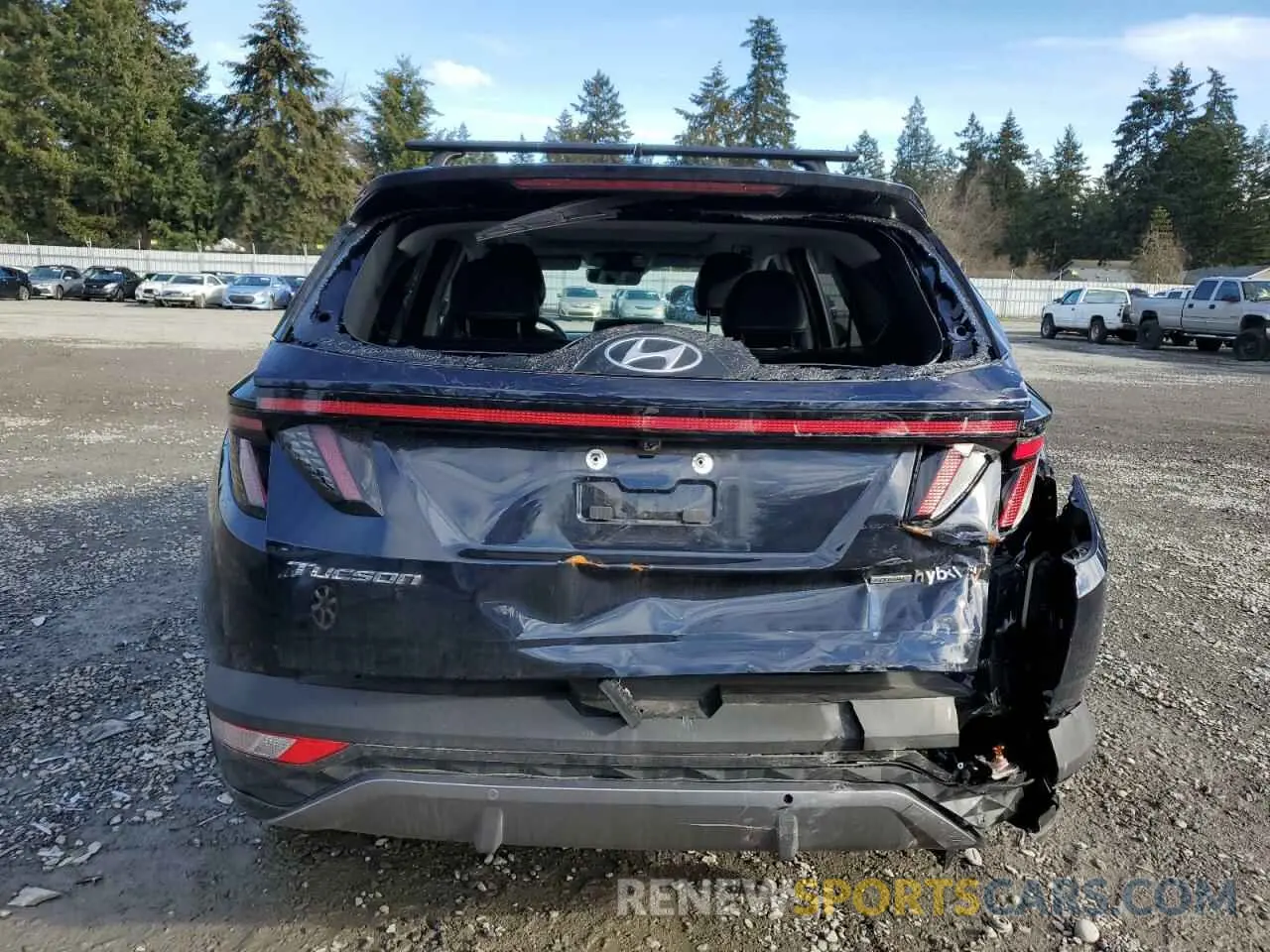 6 Photograph of a damaged car KM8JECA12PU135168 HYUNDAI TUCSON 2023