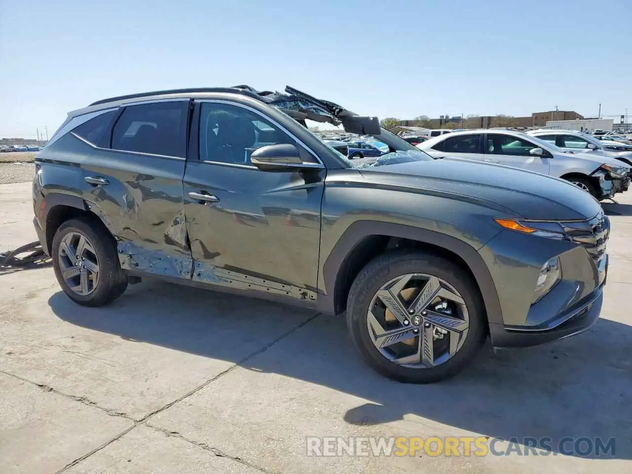 4 Photograph of a damaged car KM8JECA15PU135746 HYUNDAI TUCSON 2023