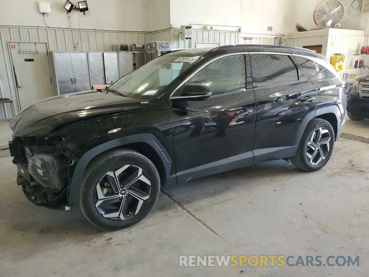 1 Photograph of a damaged car KM8JECA16PU109382 HYUNDAI TUCSON 2023