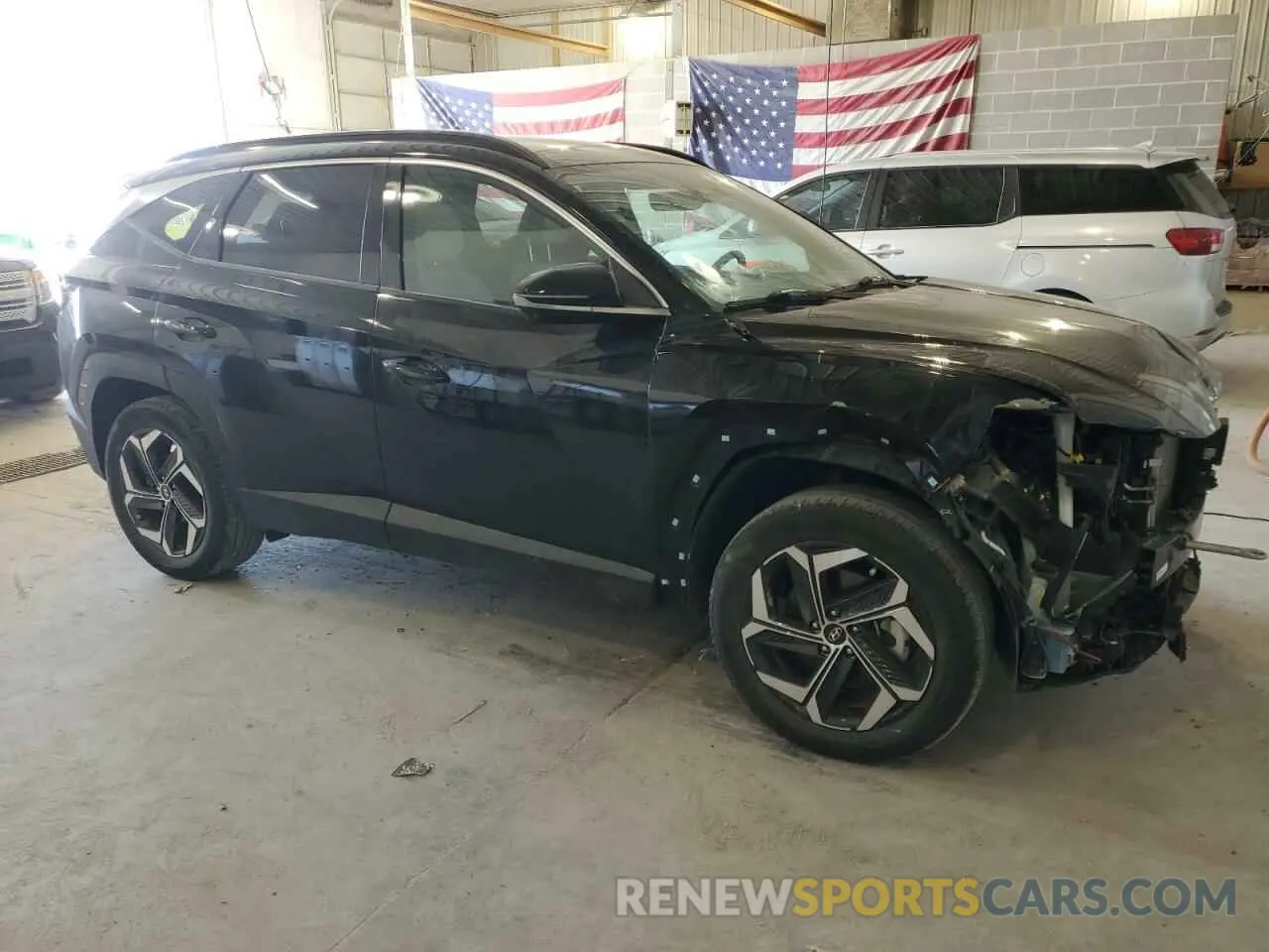4 Photograph of a damaged car KM8JECA16PU109382 HYUNDAI TUCSON 2023