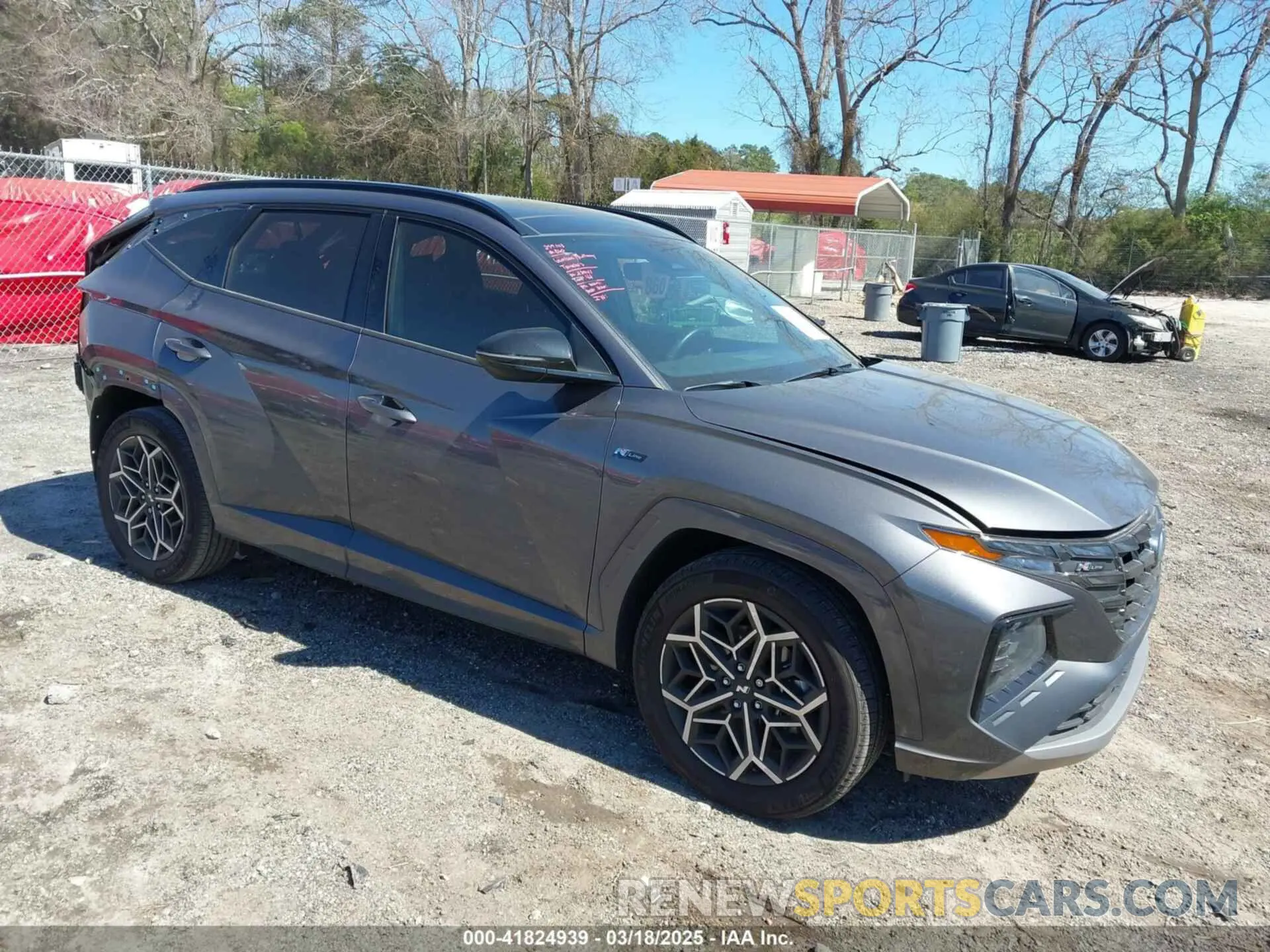 1 Photograph of a damaged car KM8JF3AE4PU245655 HYUNDAI TUCSON 2023