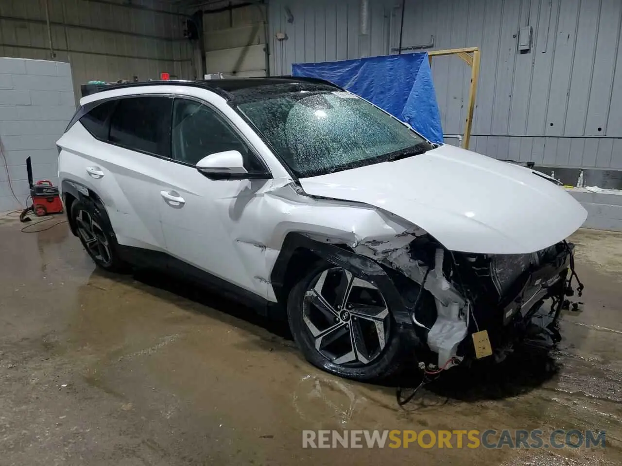 4 Photograph of a damaged car KM8JFCA10PU095248 HYUNDAI TUCSON 2023