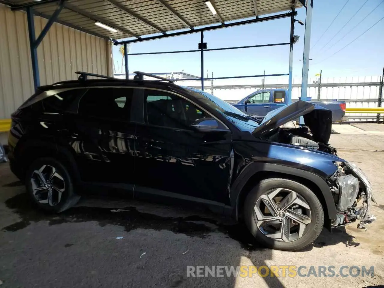 4 Photograph of a damaged car KM8JFCA15PU106423 HYUNDAI TUCSON 2023