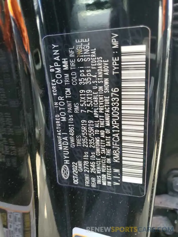 13 Фотография поврежденного автомобиля KM8JFCA1XPU093376 HYUNDAI TUCSON 2023