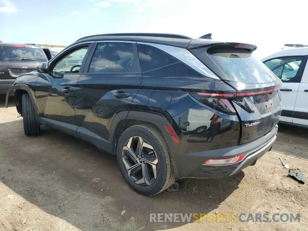 2 Фотография поврежденного автомобиля KM8JFCA1XPU093376 HYUNDAI TUCSON 2023