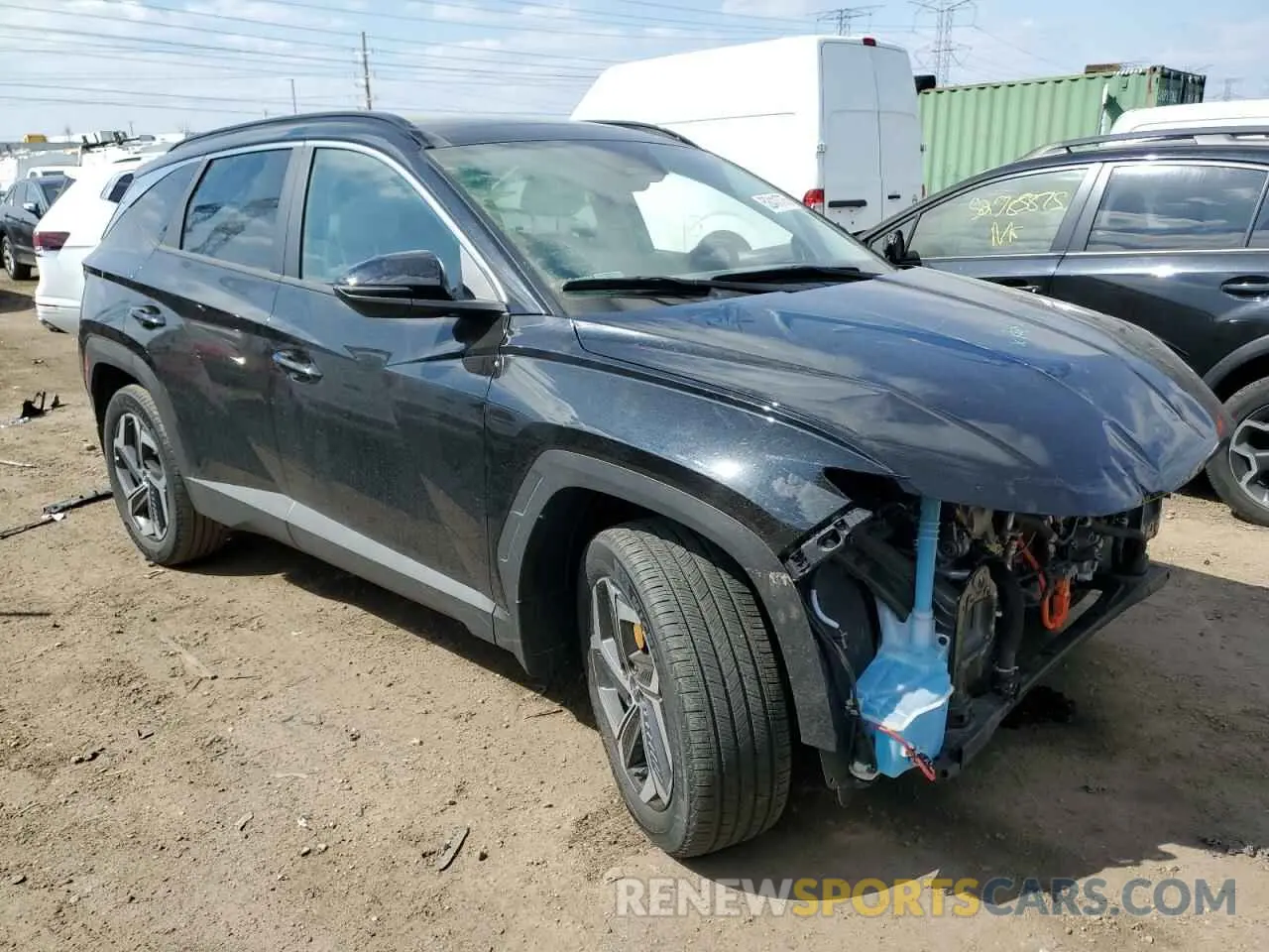 4 Фотография поврежденного автомобиля KM8JFCA1XPU093376 HYUNDAI TUCSON 2023