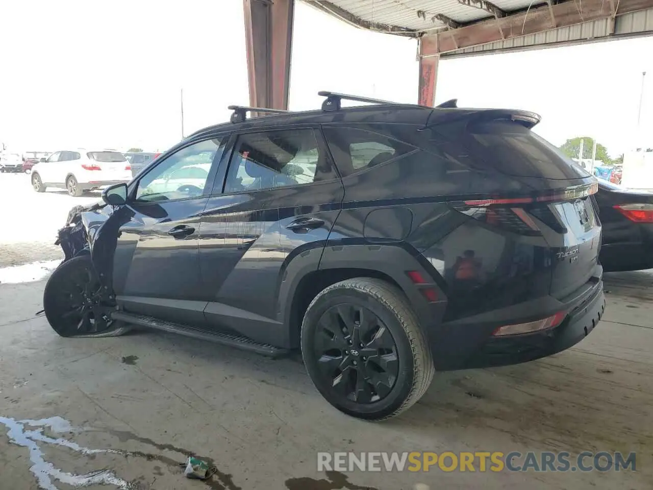 2 Фотография поврежденного автомобиля KM8JFCAE2PU187917 HYUNDAI TUCSON 2023