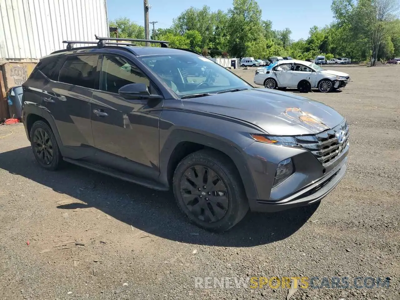 4 Photograph of a damaged car KM8JFCAE9PU219794 HYUNDAI TUCSON 2023