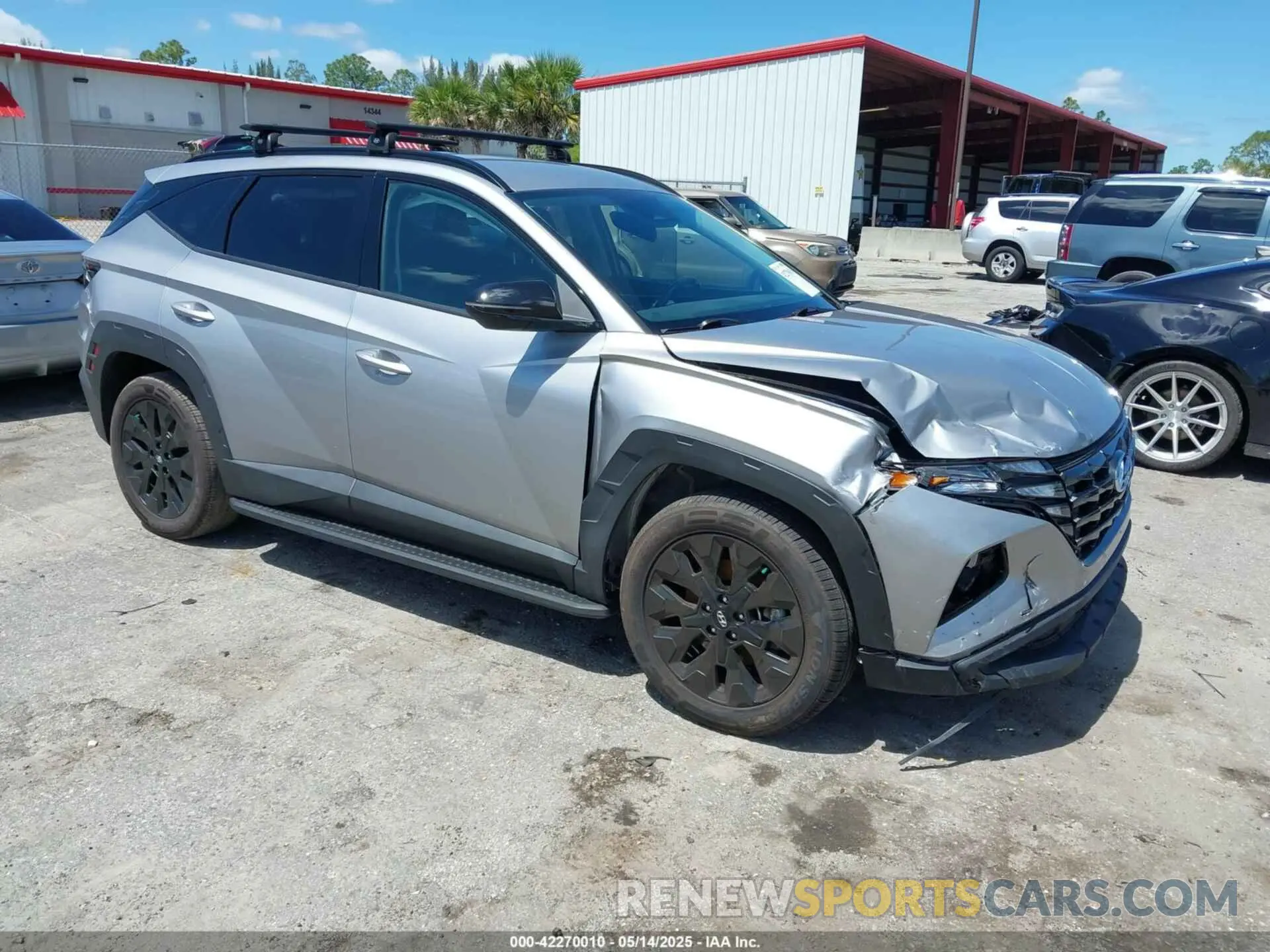 1 Photograph of a damaged car KM8JFCAEXPU261133 HYUNDAI TUCSON 2023