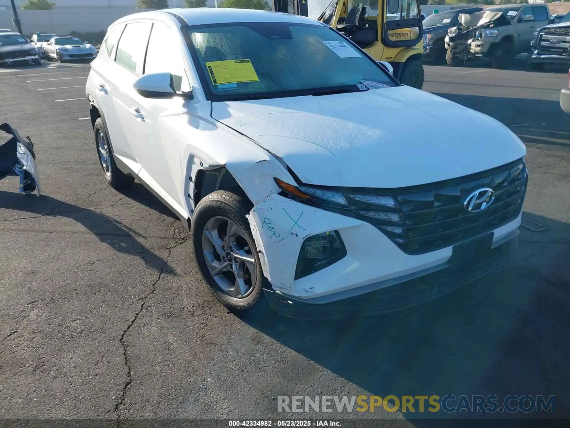 1 Фотография поврежденного автомобиля 5NMJA3DE4RH434346 HYUNDAI TUCSON 2024