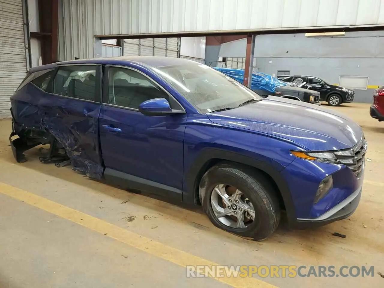 4 Photograph of a damaged car 5NMJA3DE6RH348696 HYUNDAI TUCSON 2024