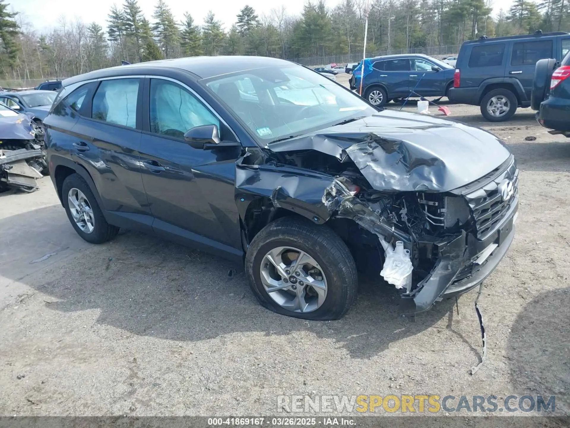 1 Фотография поврежденного автомобиля 5NMJACDE6RH33625 HYUNDAI TUCSON 2024